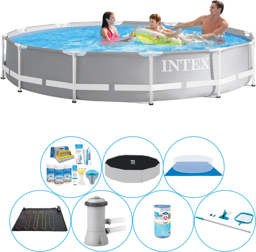 Intex Prism Frame 366x76 cm round - komfortný balík pre bazén