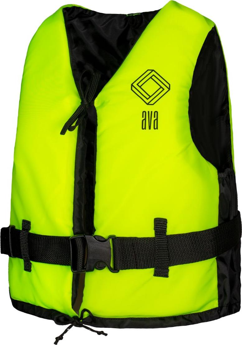 AVA RITA Schwimmweste 50N Kinder Erwachsene 90+ kg für Kajak SUP Gelb