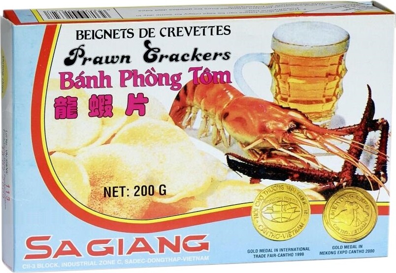 SA GIANG IMPORT EXPORT CORPORATION [ 200g ] SA GIANG Garnelencracker / Krabbenchips / Kroepoek / Krabbenbrot 1901