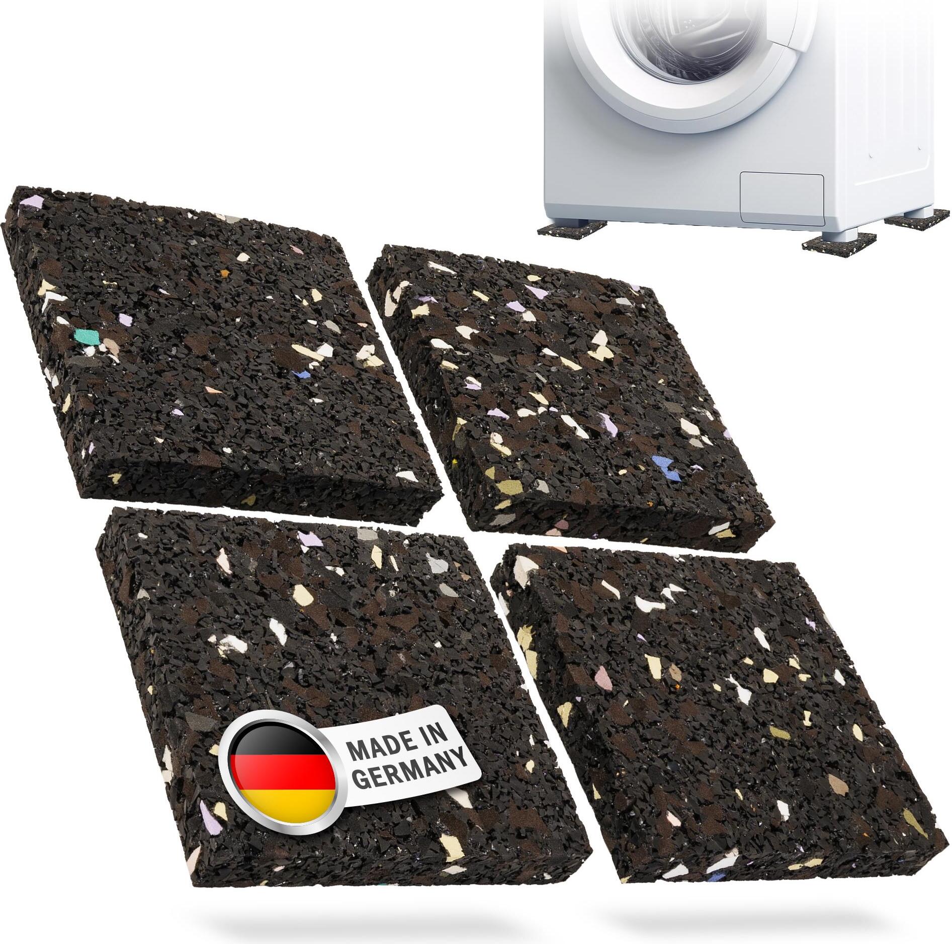 DISBA Schwingungsdämpfer 4er Set - Anti-Rutsch Unterlage Für Waschmaschinen