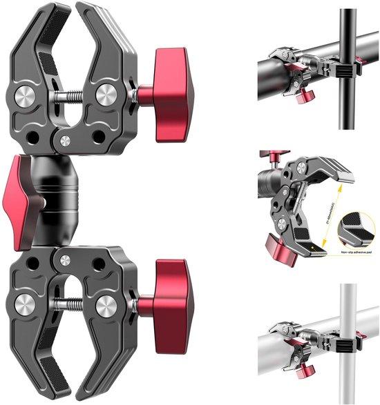 OEM Aluminium Montageklem mit Magic Arm-Beugel für Fotografie und Videografie. 2026
