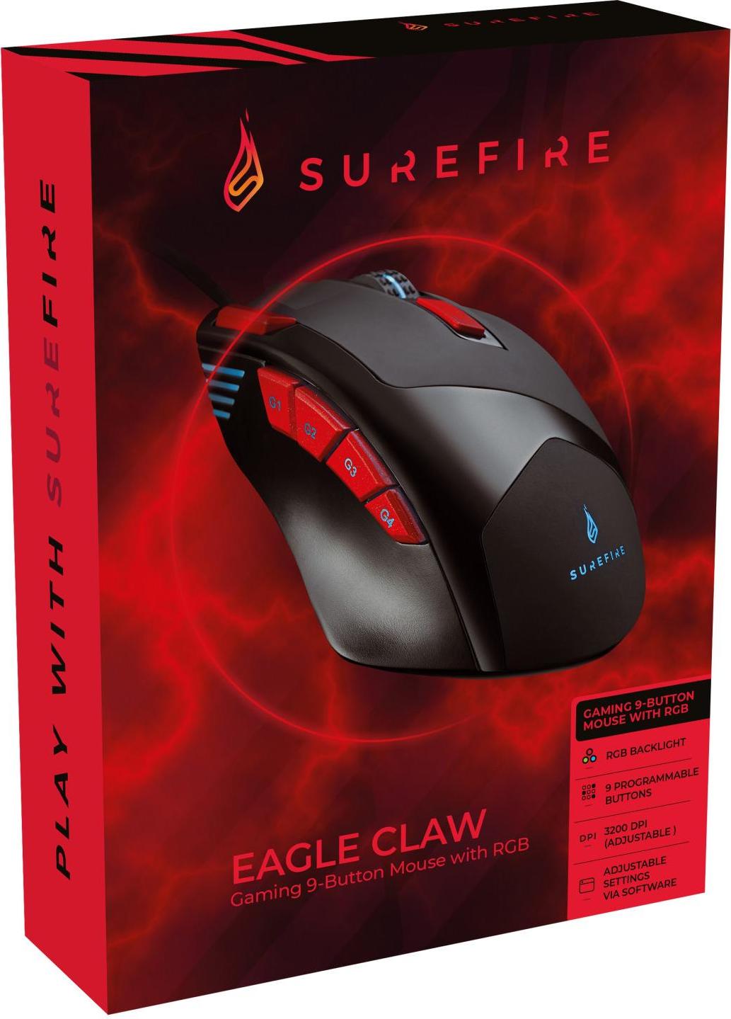 SureFire Eagle Claw Gaming-Maus 48817