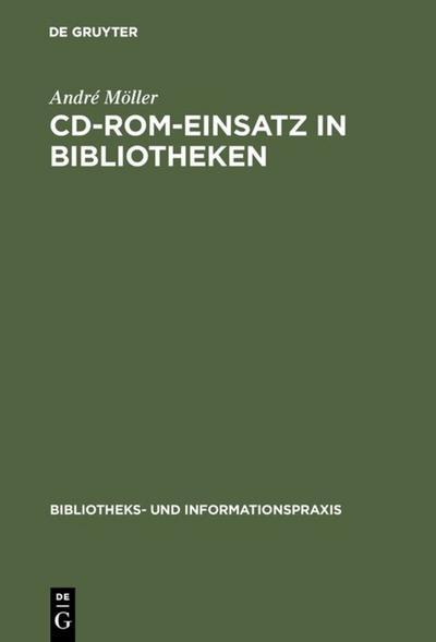De Gruyter Saur, De Gruyter CD-ROM-Einsatz in Bibliotheken