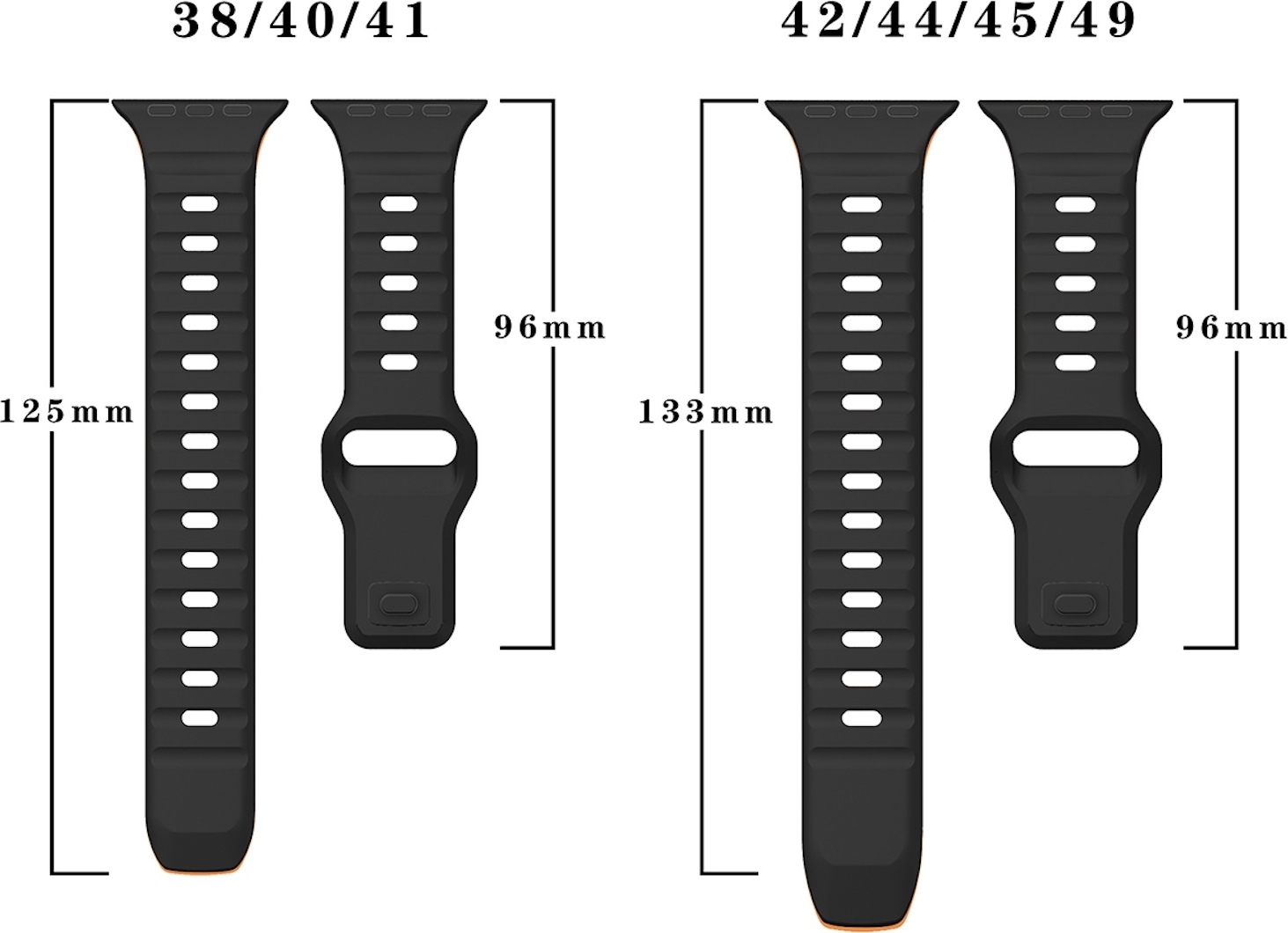 Pre Apple Watch Ultra 2 / 1 49 mm silikónový náramok Wave Bracelet Grey