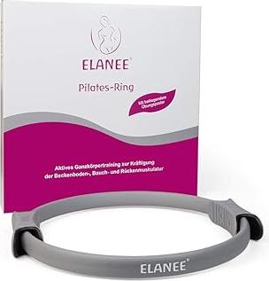 Akhan ELANEE Pilates-Ring mit rutschfesten Griffen zur Kräftigung der Beckenboden-, Bauch-, und Rückenmuskulatur, inkl. Übungsposter (709-V1) 174854157