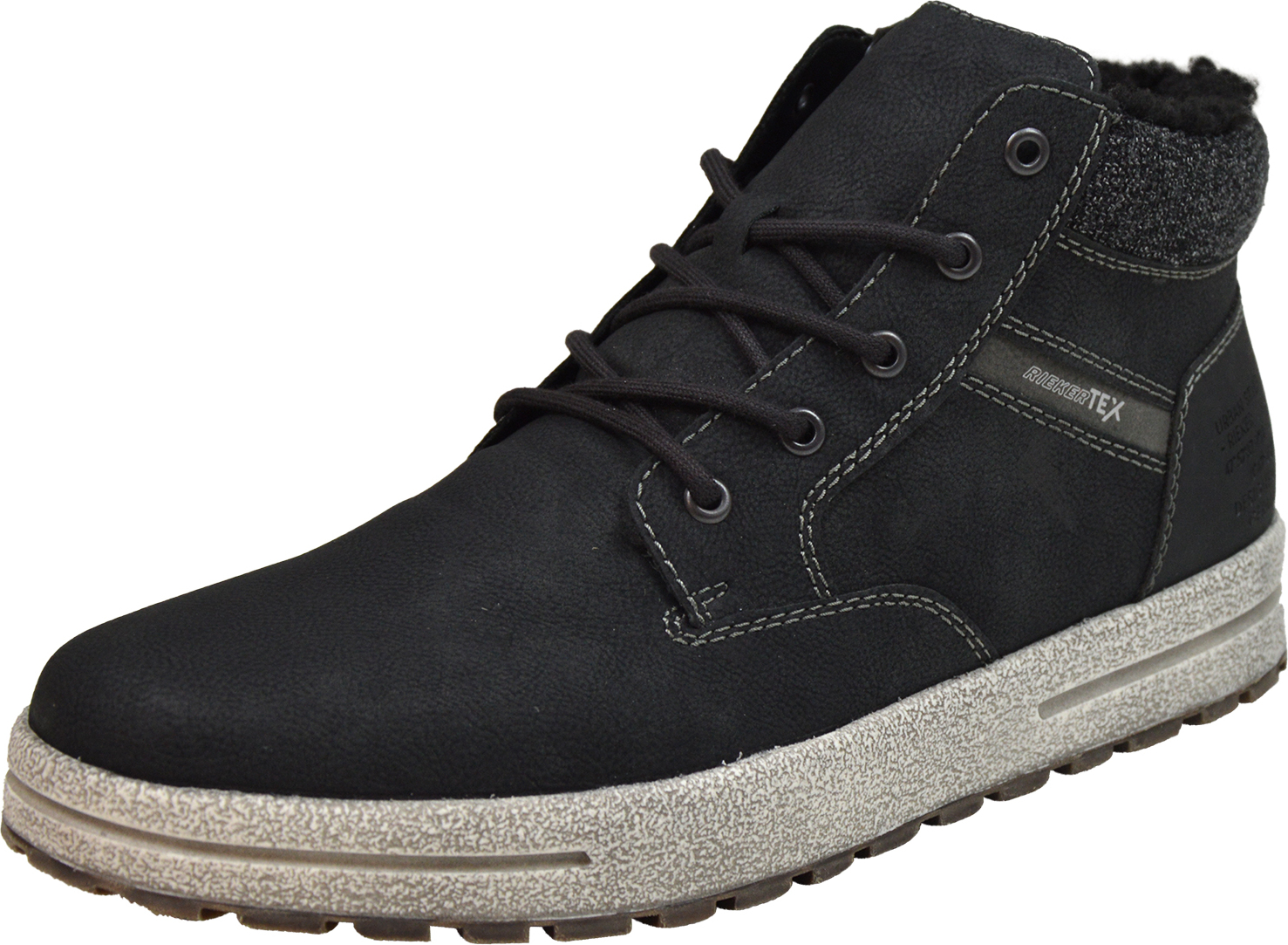 Rieker 30741-00 black/granite/black/smoke šnurovacie topánky HW 23/24, Spocc:44