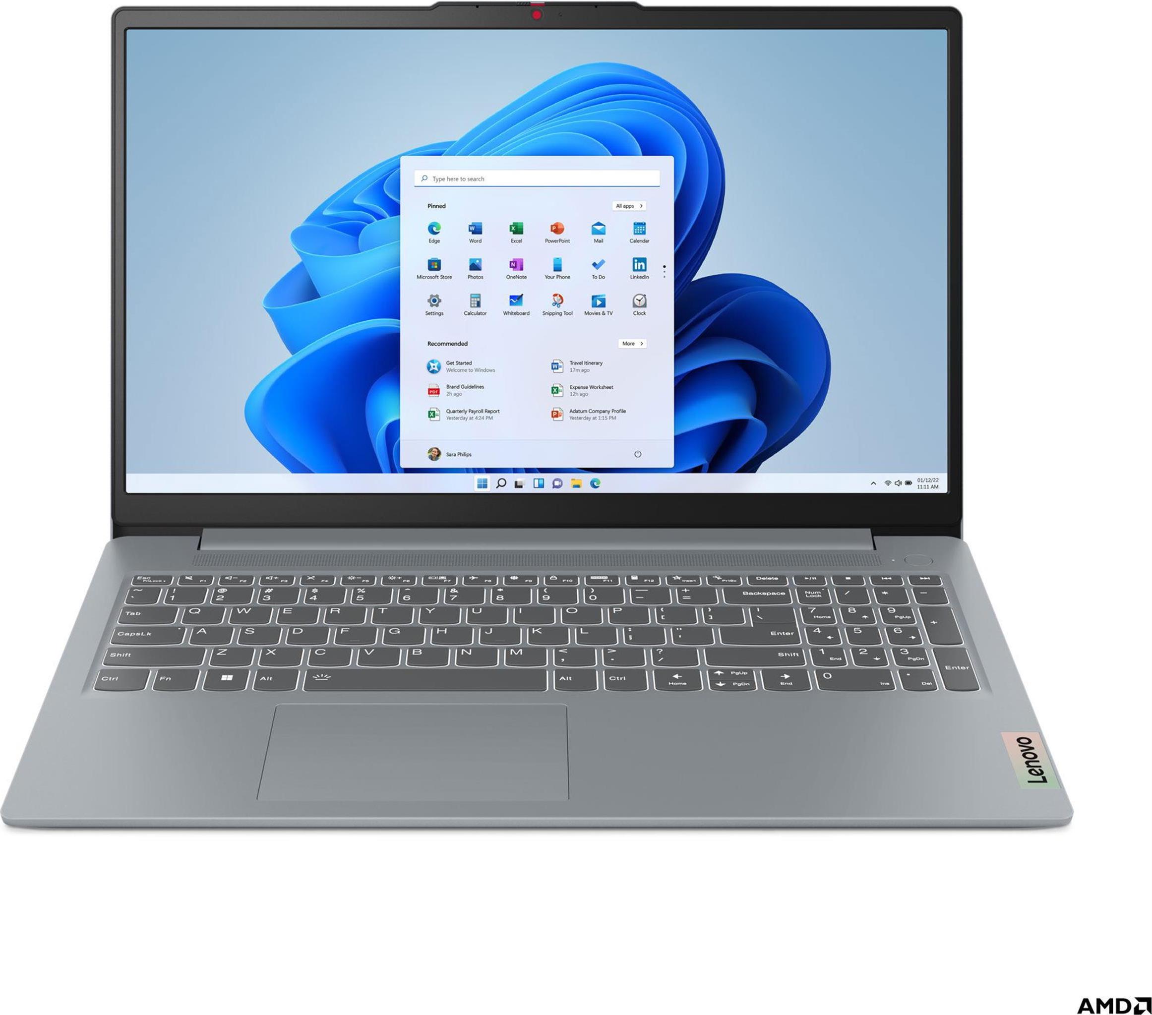 Lenovo IdeaPad Slim 3 15ABR8 Arktická sivá