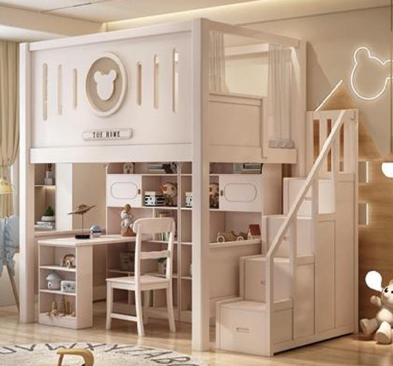 Loftbett Etagenbett Kinderhochbett Stockbett Kinderbett Hochbett Bett