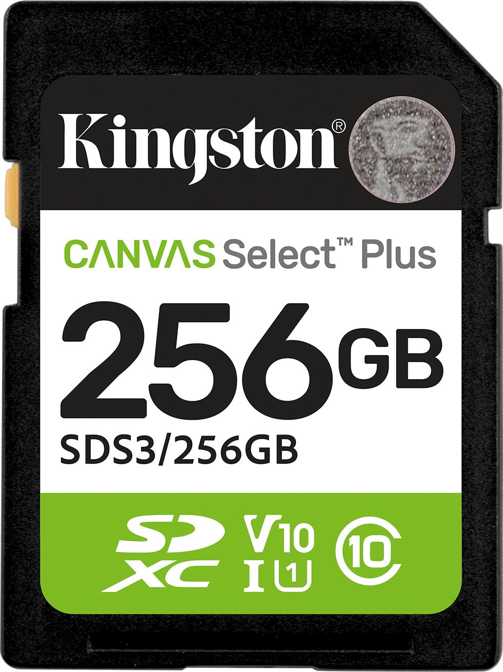 KINGSTON SDXC 256GB Canvas Select Plus Gen3 150MB/s (SDS3/256GB)