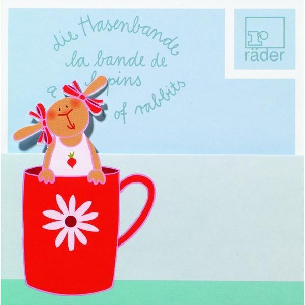 räder Hasenbande Tischkarte Lieschen Radieschen 6tlg.