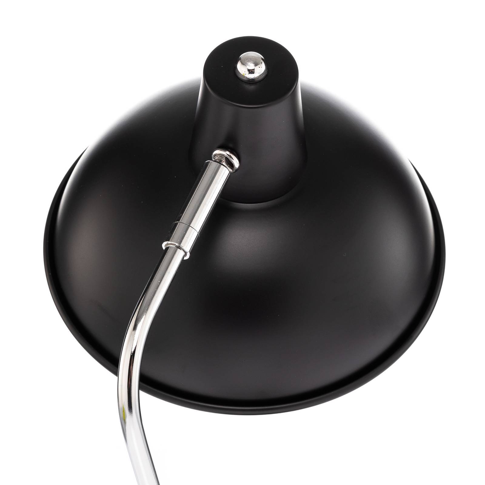 Lindby Jamelia Vintage-Tischlampe, Stahl, schwarz 9628146
