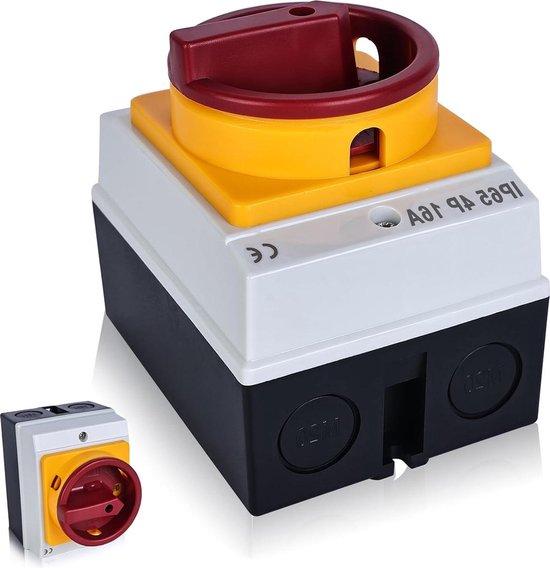 OEM Industrielle Notfall-Schaltung 4-polig 75 kW 16 A - Notschalter - IP65 - Schutzbox - für industrielle Anwendungen . 2026