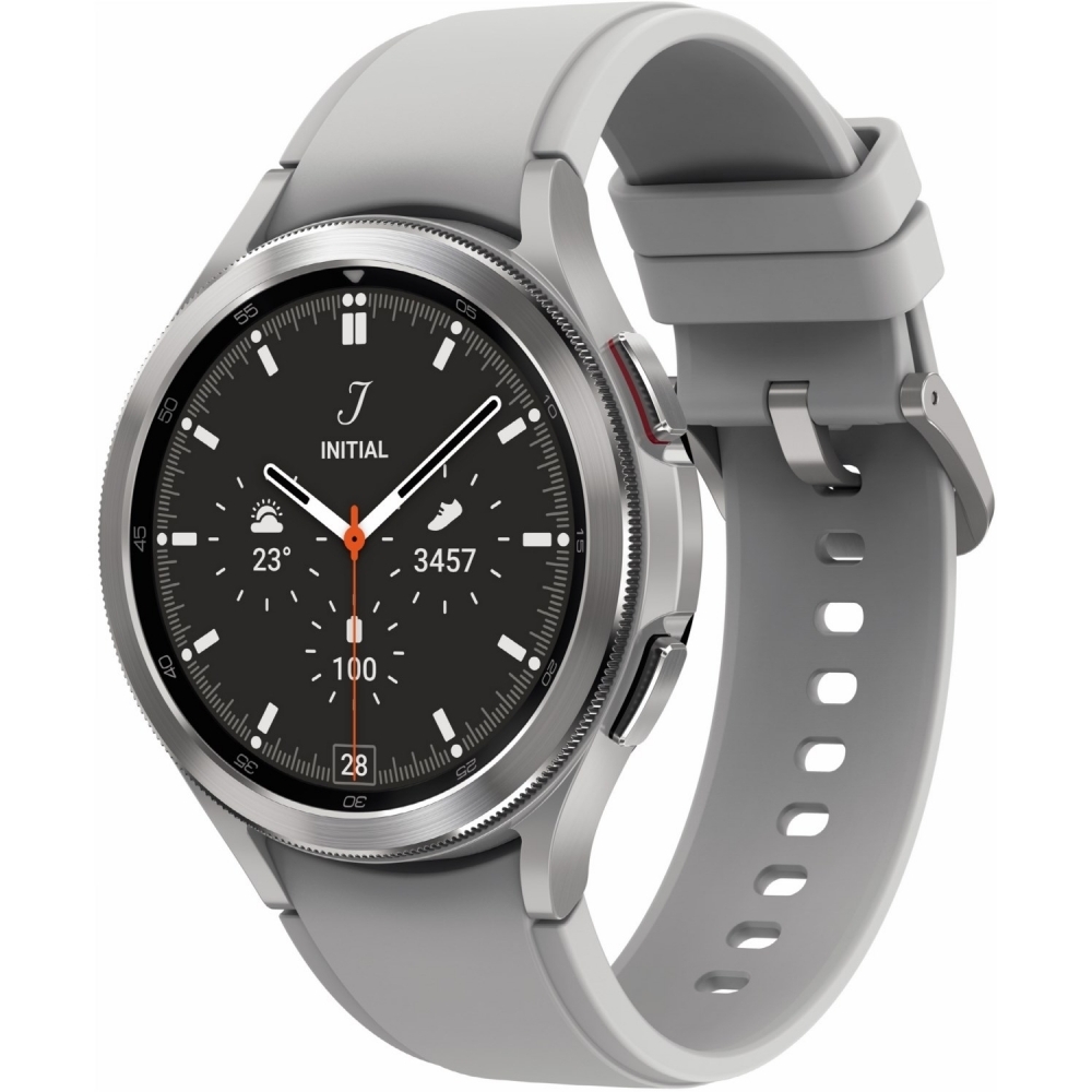 Samsung Galaxy Watch4 Smartwatch Aktivitätstracker Classic 46mm Silver SM-R890N 