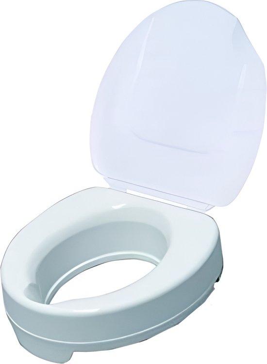 Famanu Toilettensitzerhöhung mit Deckel - 10 cm Erhöhung SHSHOP