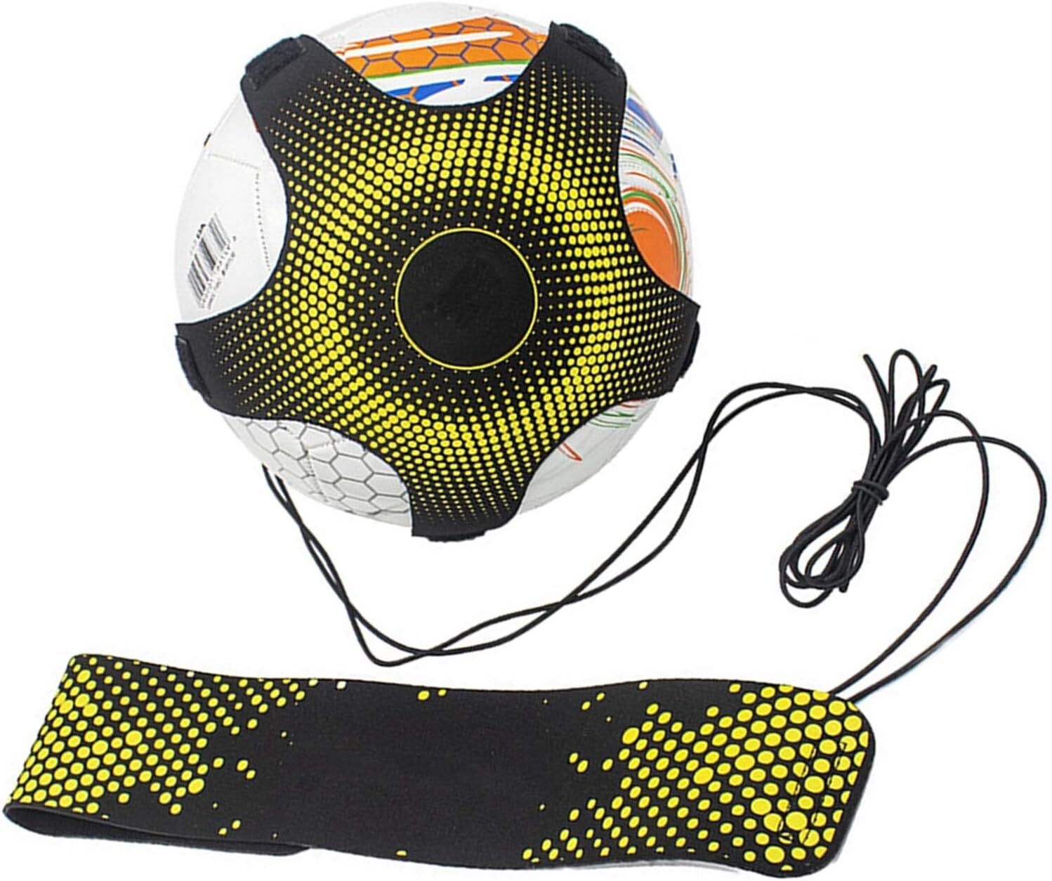 Götäzer Fußball-Trainingsballgürtel, Hilfsabprall-Trainingsseil für fußballspielende Kinder, Fußball-Slalom-Balltasche