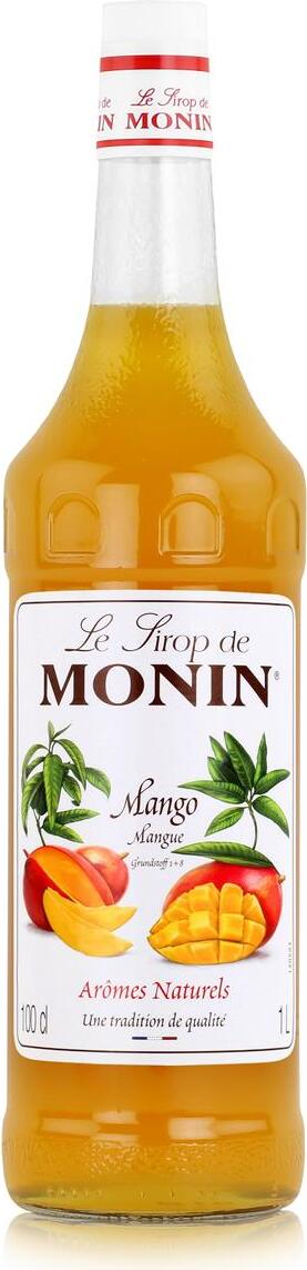 Monin Sirup Mango 1 Liter - Kaffeesirup Cocktailsirup Dessertsirup (1er Pack) 73923