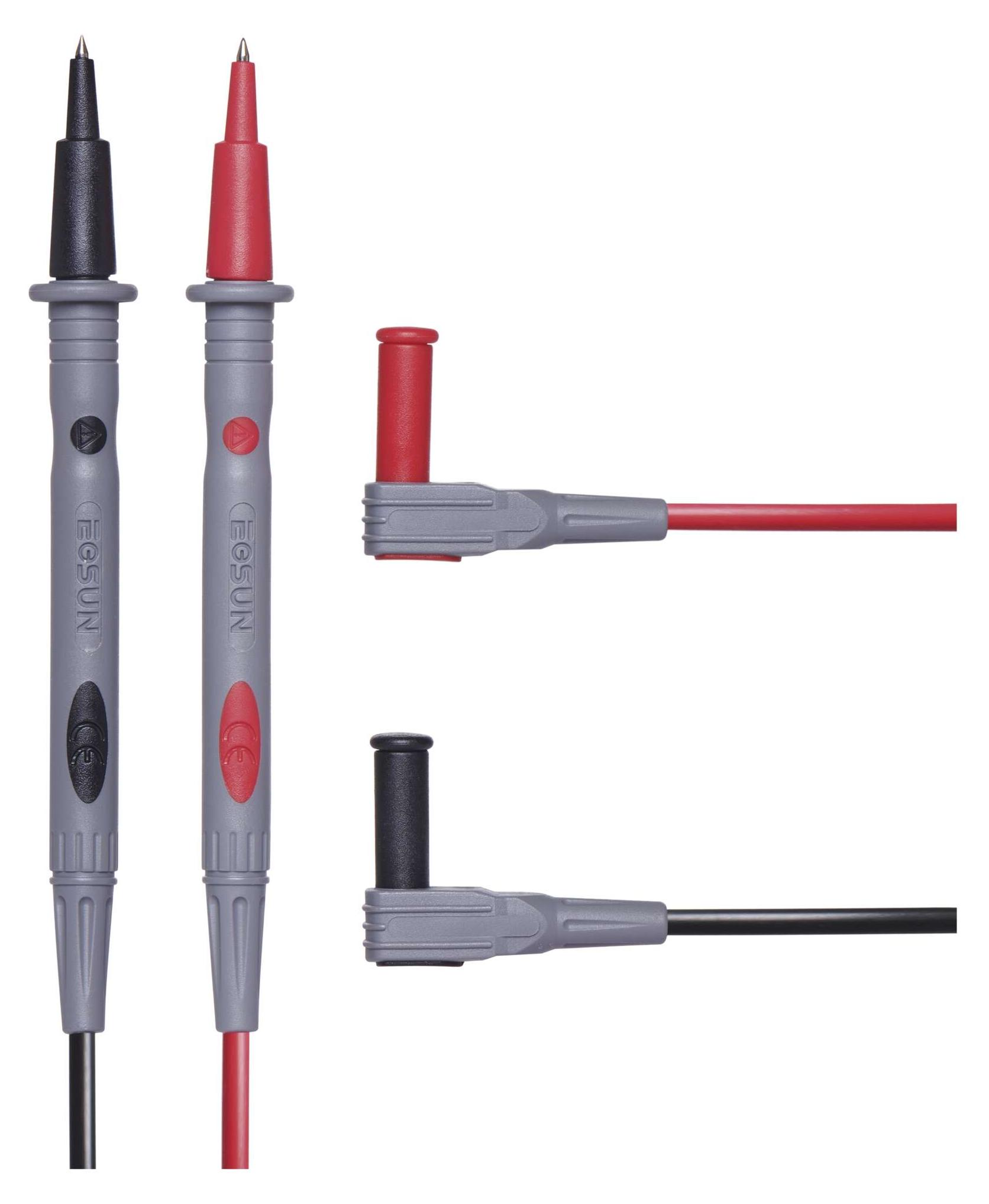 Emos Messleitungen-Set für Multimeter, Messspitzen, Messleitungen, Multimeter-Spitzen, Multimeter-Messleitungen, S4003