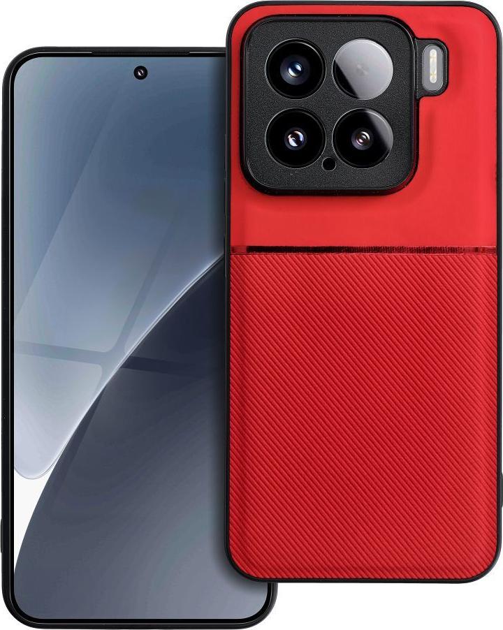 Puzdro na mobilný telefón NOBLE vhodné pre XIAOMI 15 červené