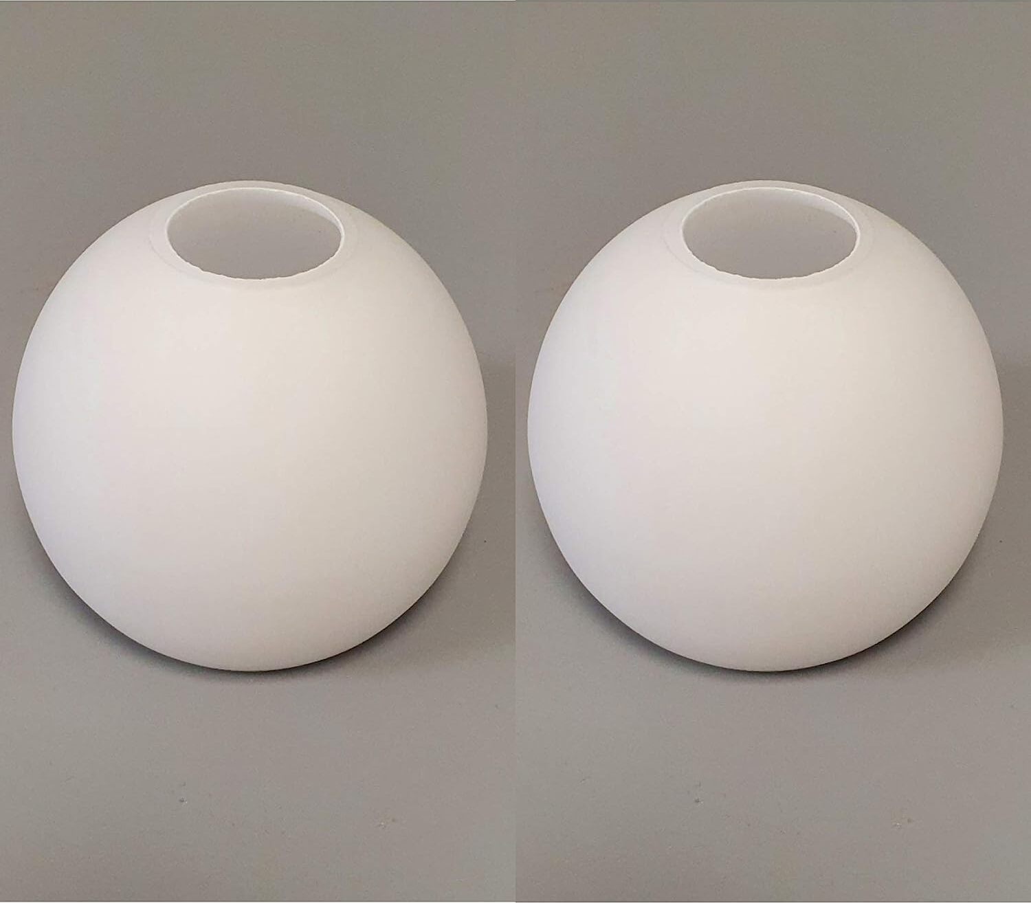 NOLITOY Glas Lampenschirm Ersatz – 42 Mm Lochmaß, E27, 14,5 X 14,5 X 13,5 Cm, Weiß, Für Pendel-, Decken- & Wandleuchten