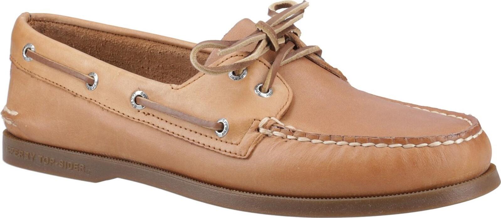 Chaussure Bateau Homme Sperry Top-sider Taille 7.5 - Beige - Peu Portée, état Impeccable
