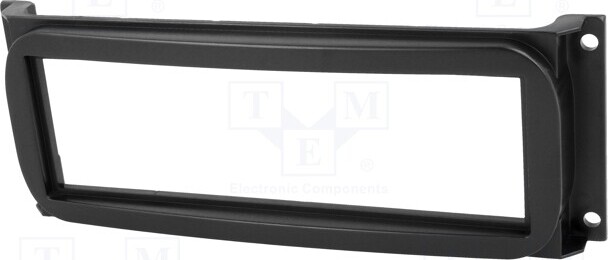 TNE 1x Radio-Einbaurahmen 1 DIN schwarz Rahmen für Radios _1GH_RAM-40.104