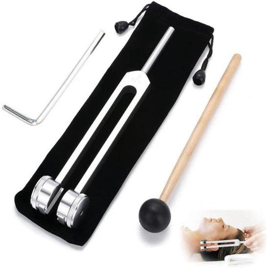 OEM 128 Hz Aluminium-Stemvork mit Hammer - für Yoga, Heilung/Klangtherapie - für Heilende Chakra, Klangtherapie, Stressreduktion 2026