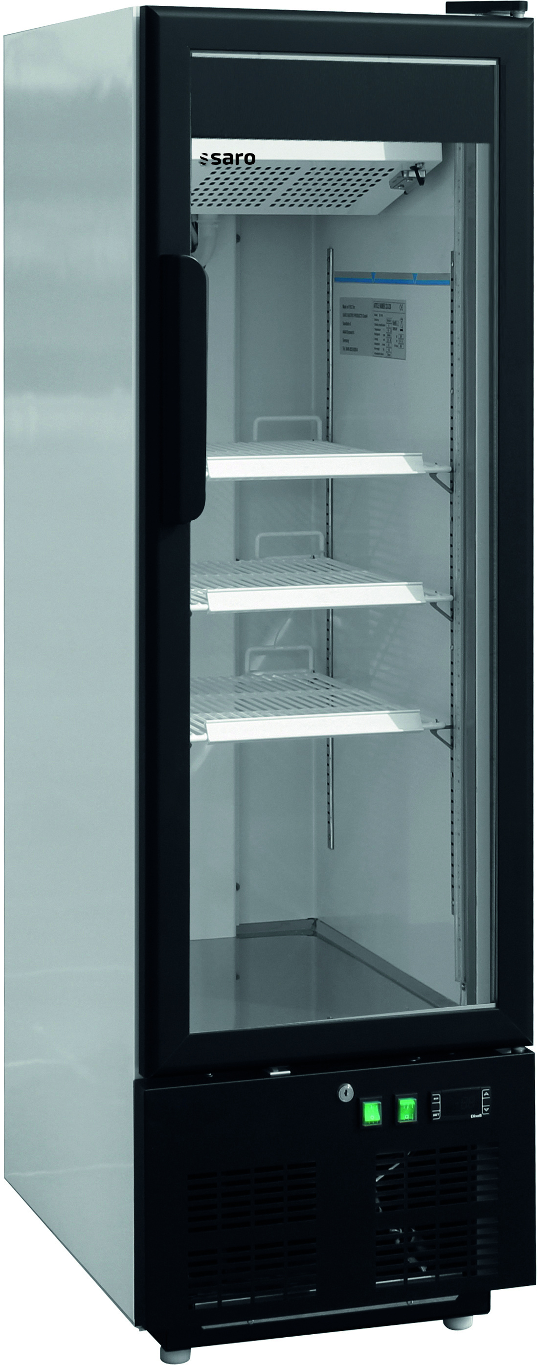 Saro Tiefkühlschrank mit Glastür Modell EK 199 213-7555