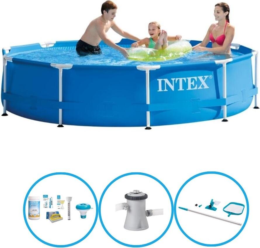 Intex Pool Kovový rám - Súprava bazéna - 305x76 cm