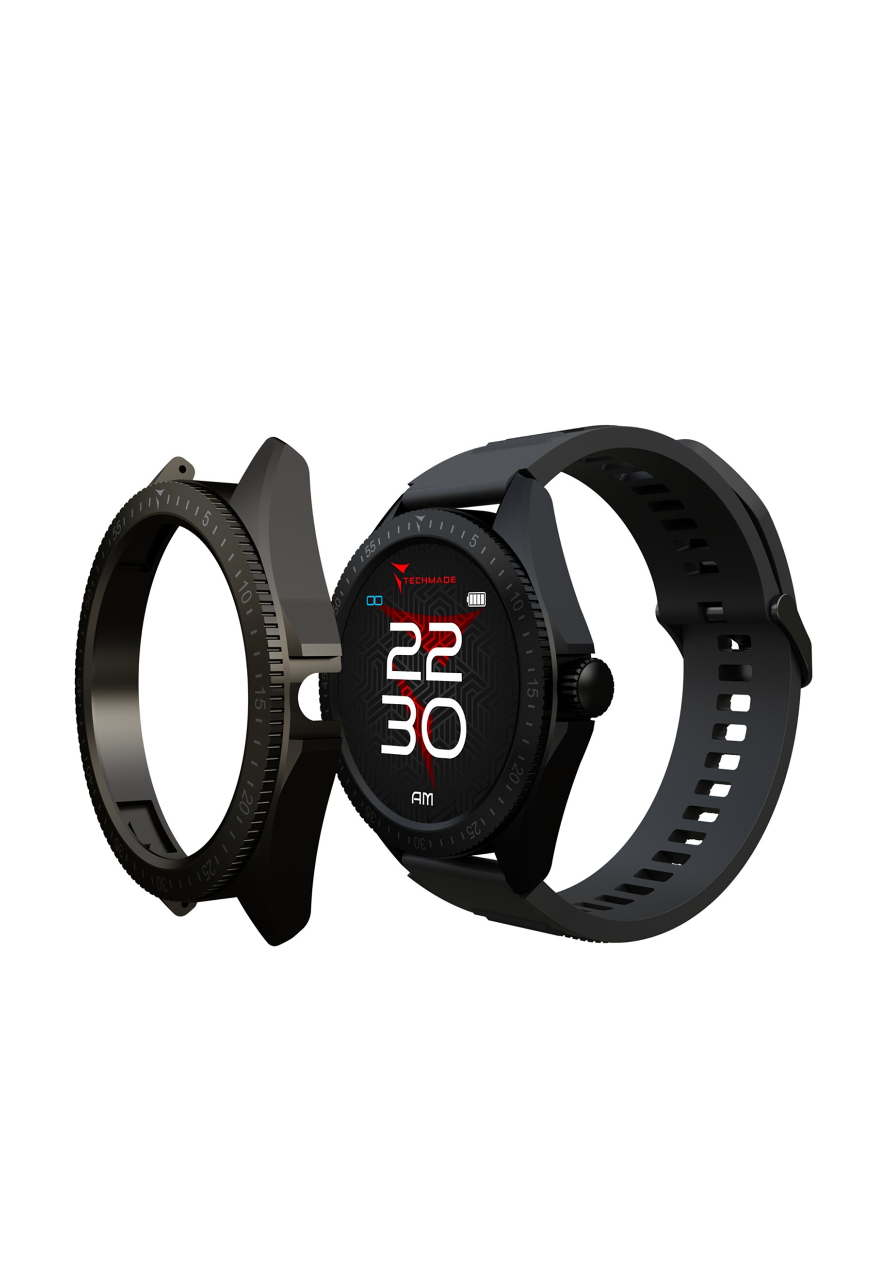 Smartwatches Techmade Grau Kollektion - mann TM-ROCKS2-FBKG