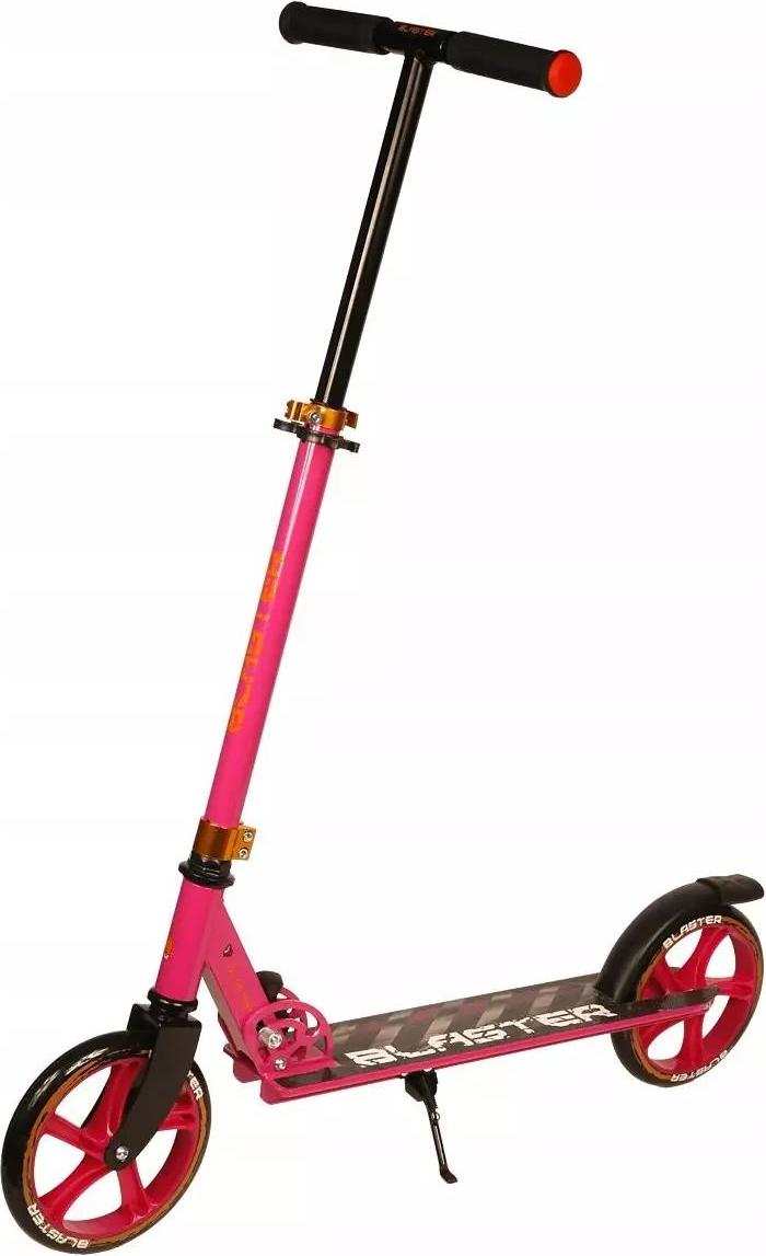 Enero Blaster Tretroller 200 mm Pink-Orange – Stabiler Kickroller für Kinder & Erwachsene