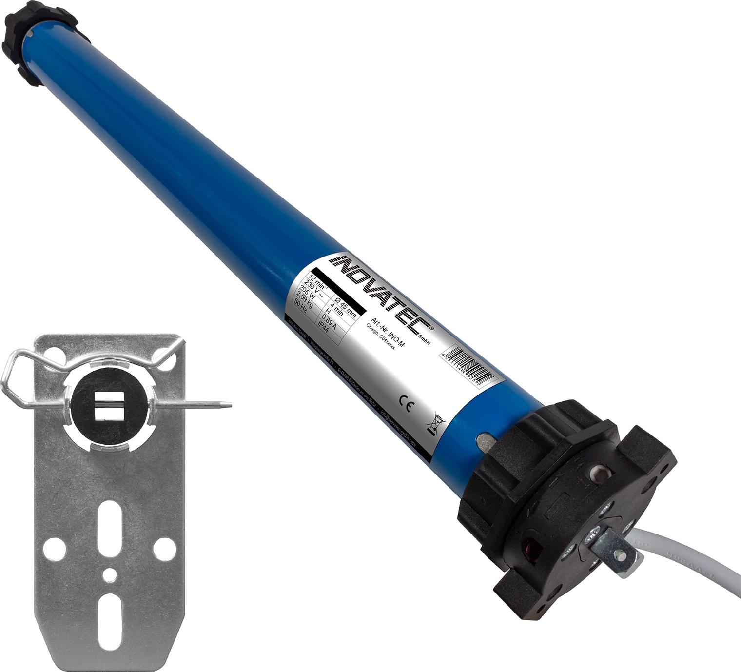INOVATEC Rollladenmotor Set INO-M-6030 mit höhenverstellbarem Abrolllager 230817