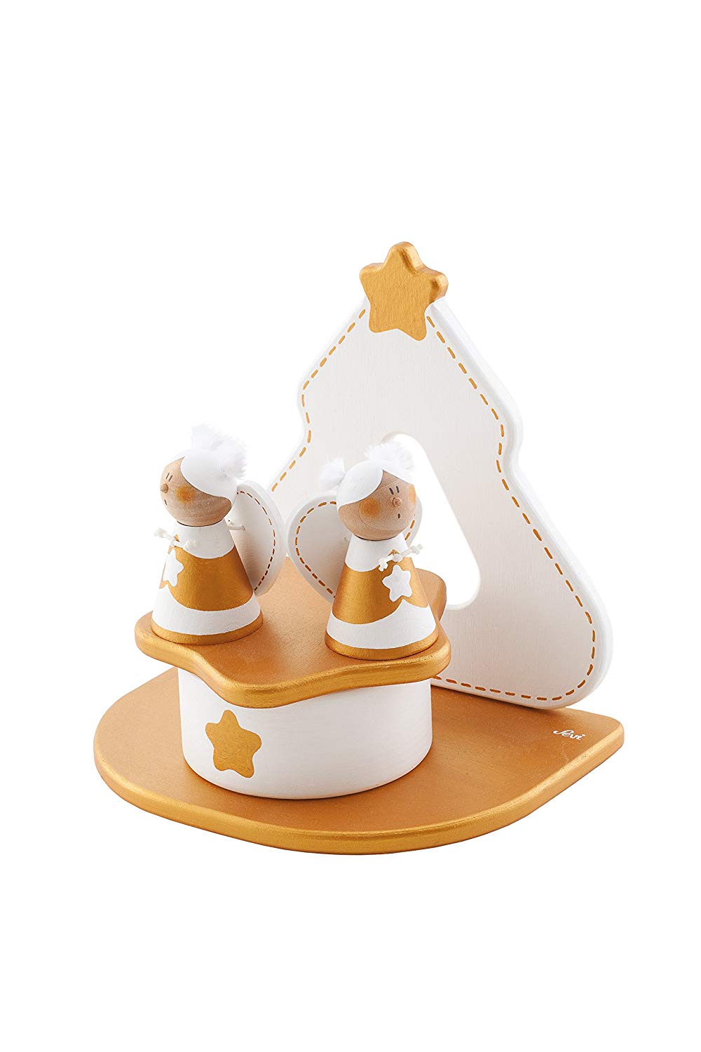 Trudi 82747, Spielzeug-Spieldose, Braun, Weiß