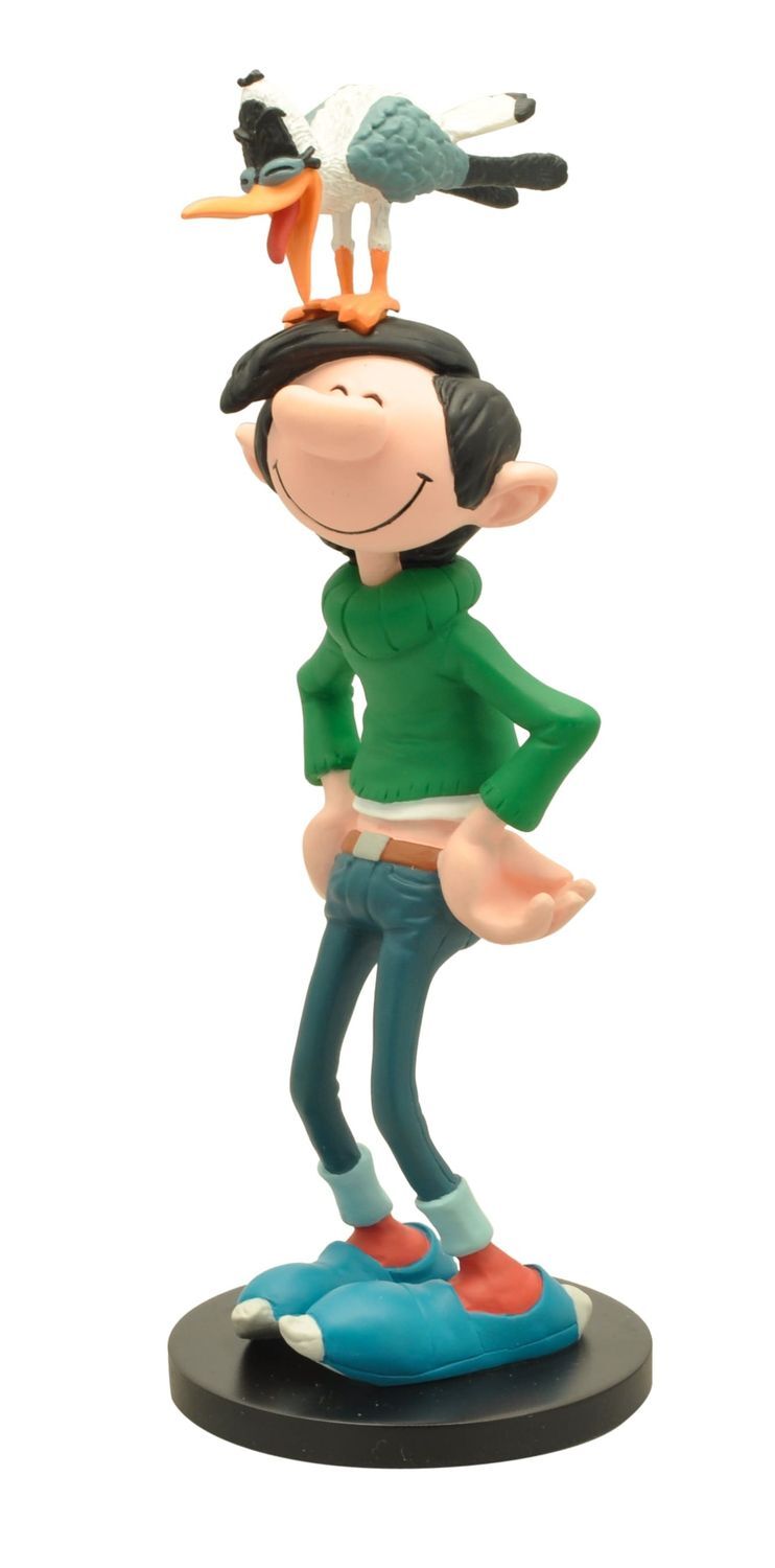 Plastoy Gaston Lagaffe: Figur Gaston mit Möwe 312