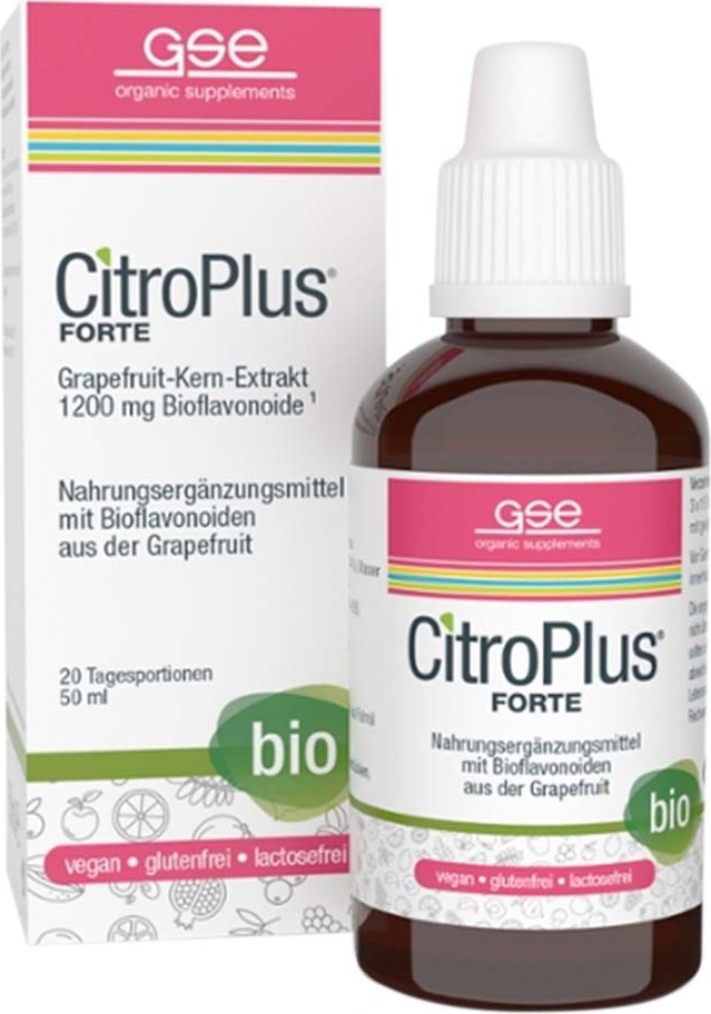 GSE Vertrieb Biologische Nahrungsergänzungs- & Heilmittel GmbH Gse Citroplus 1200 Forte Grapefruitkernextrakt 50 ml 14036467