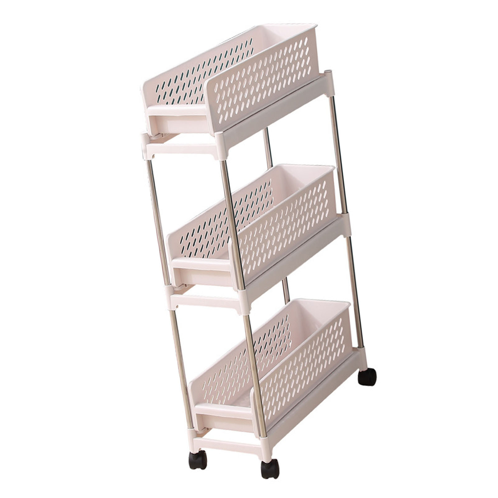 Cocosity Slim Storage Cart,Slim Rolling Storage Cart,Slide Out Storage Cart,Narrow Rolling Storage Cart,Slim Storage Utility Cart,Slim Storage Cart mit Rädern,Slim Storage Organizer Cart,3 Tier Storage Cart