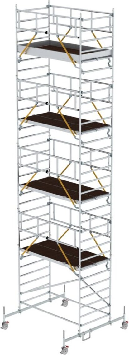 MUNK Rollgerüst SG mit Doppelplattform 1,35x2,45m Plattform 10,58m AH 174837