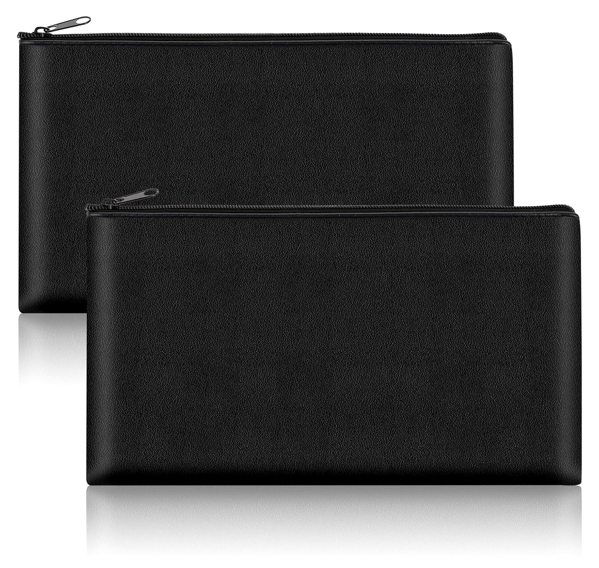 Markenlos Geldtaschen Banktasche, 2 Stück Geldbeutel Geldtasche Banktaschen aus Kunstleder