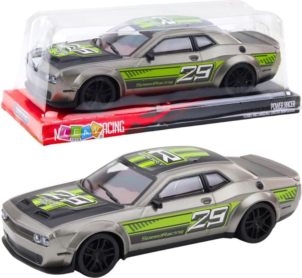 Lean Sportwagen Mit Hinterradantrieb Silbergrün