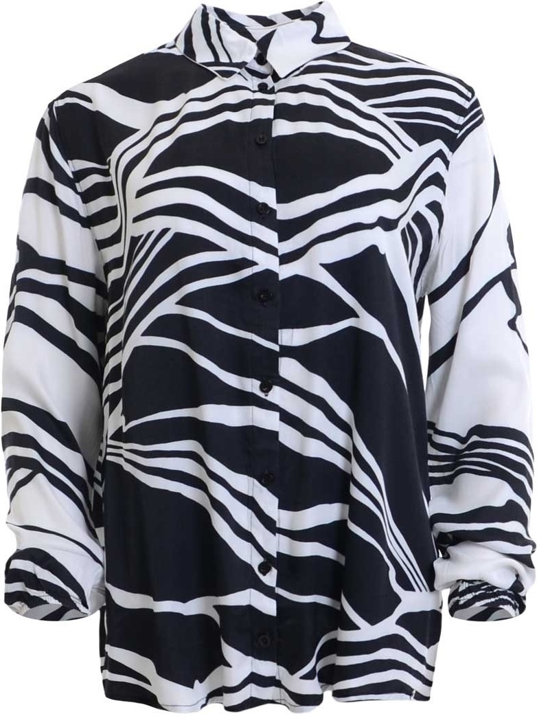 Maicazz Fenna-Blouse SU23.20.006 Black/White