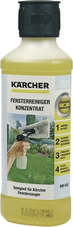 Fensterreiniger-Konzentrat Kärcher 6.295-840.0 RM503 für Akku-Fenstersauger, 500 ml