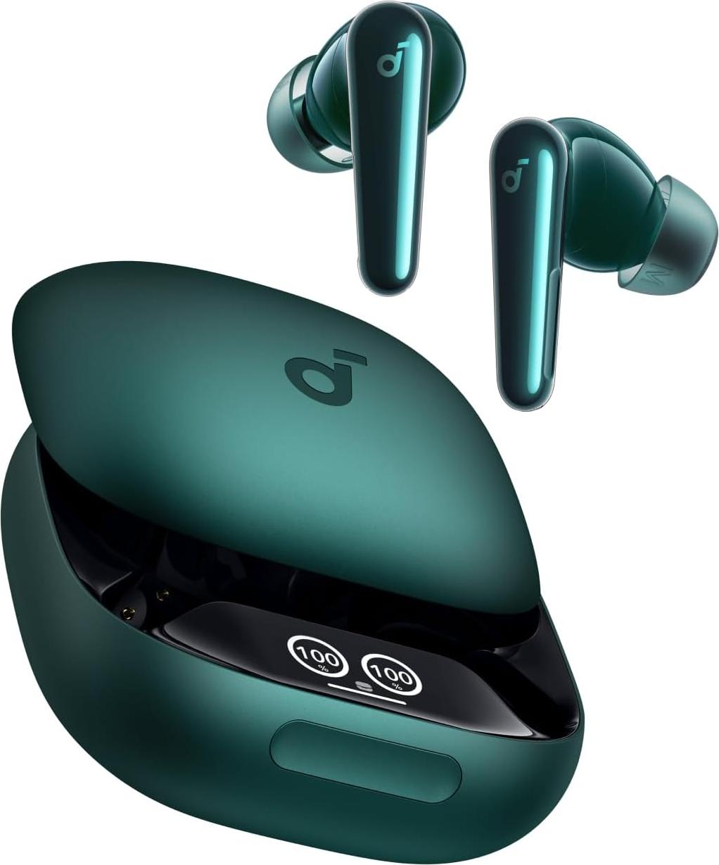 Soundcore Liberty 4 Pro, Kabellose Noise Cancelling Kopfhörer, Earbuds mit 7 Sensoren, 2× schneller Laden, Hi-Fi-Musik Studio-Niveau, klare Anrufe,6 Mikros + KI