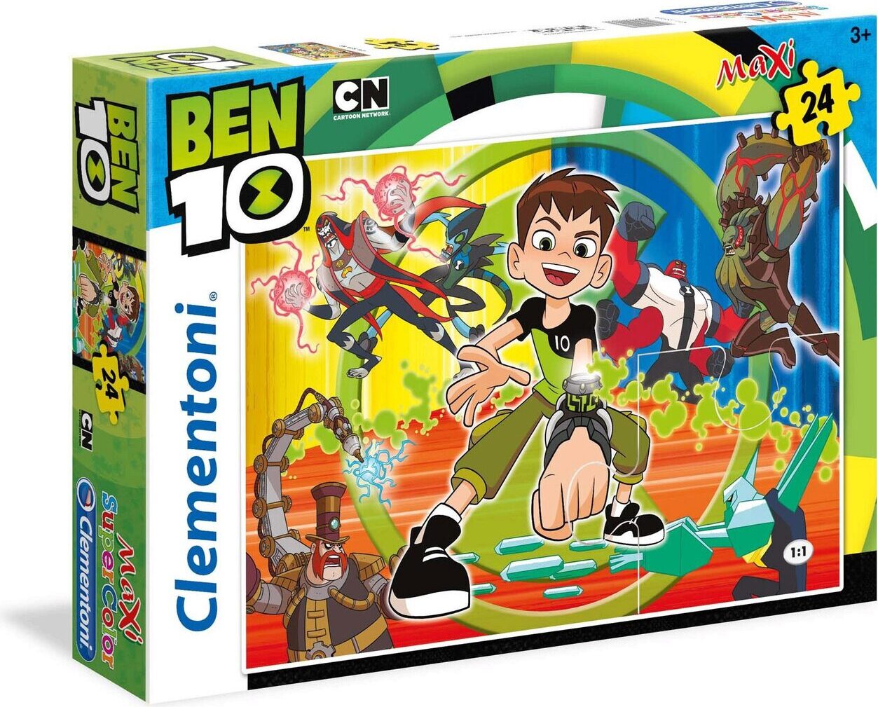 Puzzle Clementoni - Ben 10, 24 Teile XXL WLP-Clementoni-24498