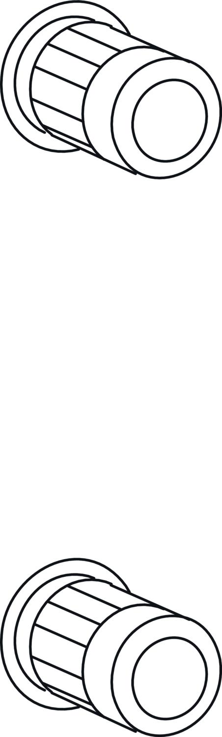 HAUTAU ATRIUM HS Gewindebuchsensatz M5, Inhalt: 2 Stück | Zubehör Beschläge für Fensterbeschläge Schiebefenster Schiebetürbeschlag 218142