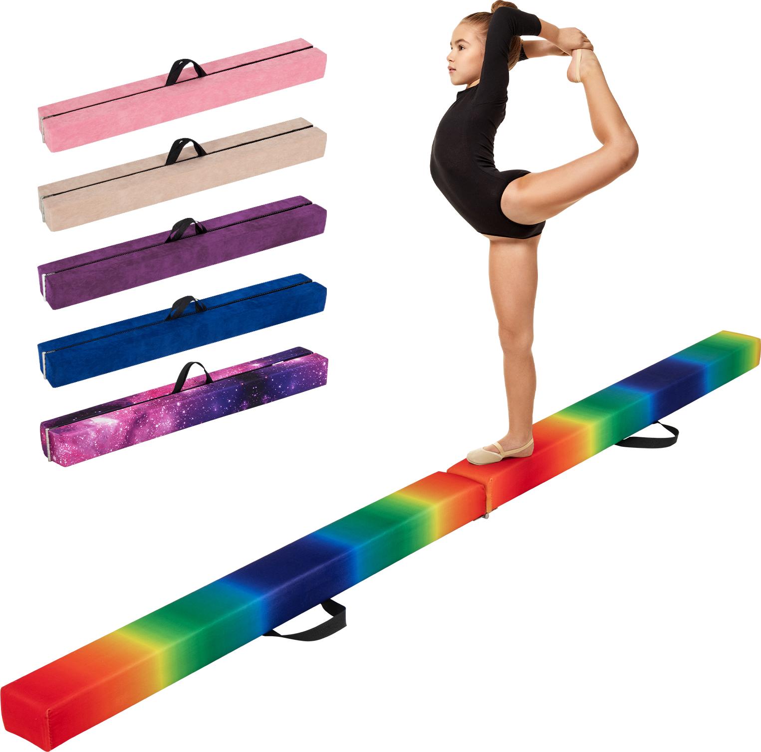 HENGMEI – Poutre D'équilibre En Bois 6 Planches Rondes, Jeu De Construction Montessori Pour Enfants 3-7 Ans, Intérieur/extérieur