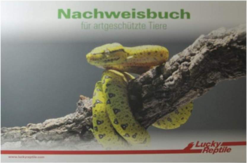 Lucky Reptile Nachweisbuch