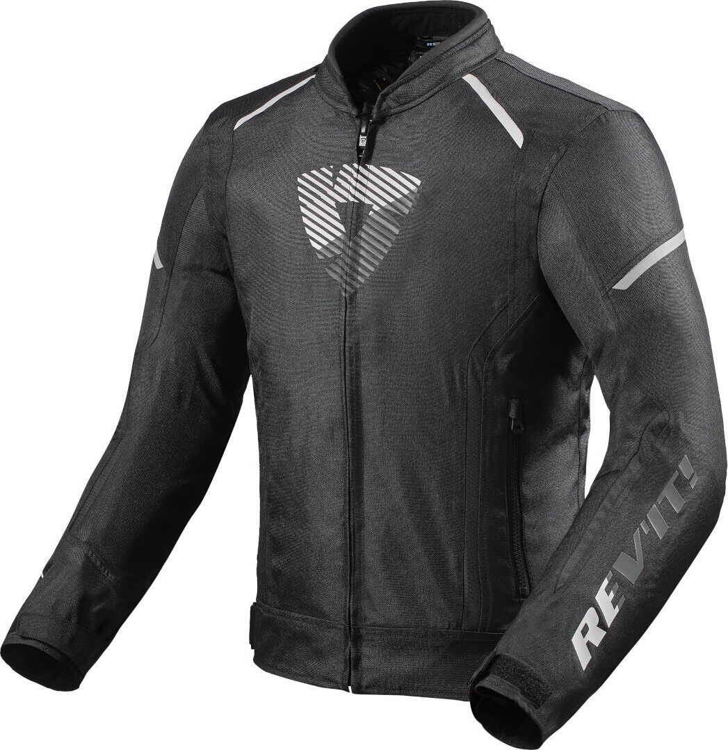 REV'IT! Revit Sprint H20 Motorrad Textiljacke, schwarz/weiß, S FJT289-1600-S