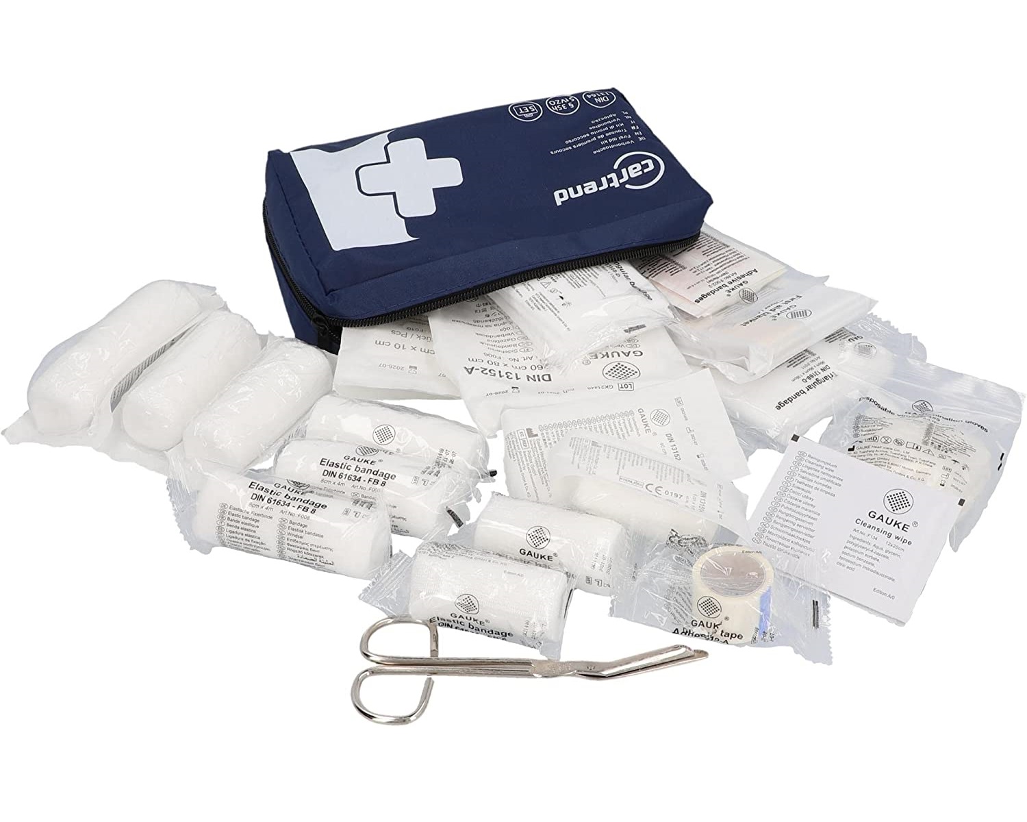 Kfz Verbandskasten Erste Hilfe, DIN 13164 First Aid Kit EAXUS