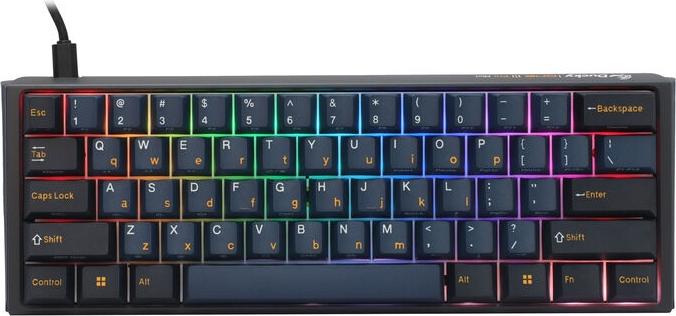 Ducky 4711394397084 Ducky One 3 Pro Mini Nazca Line mechanische Tastatur Schwarz DKON2361ST-CPUSPTCHNAZ001