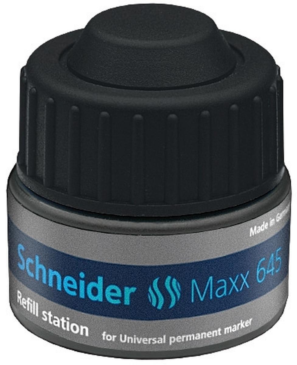 Schneider Permanentmarker Nachfüllfass 645 permanent Packung mit 6 Stück 164501