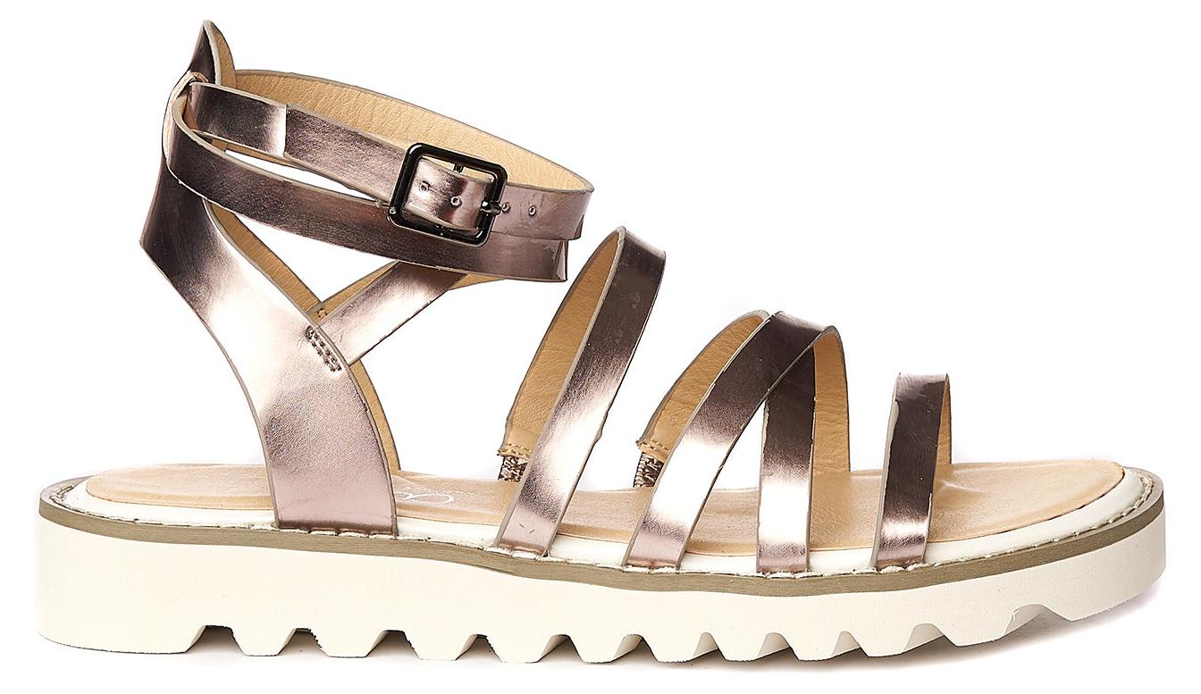 Zellini Silberne Sandalen Silber